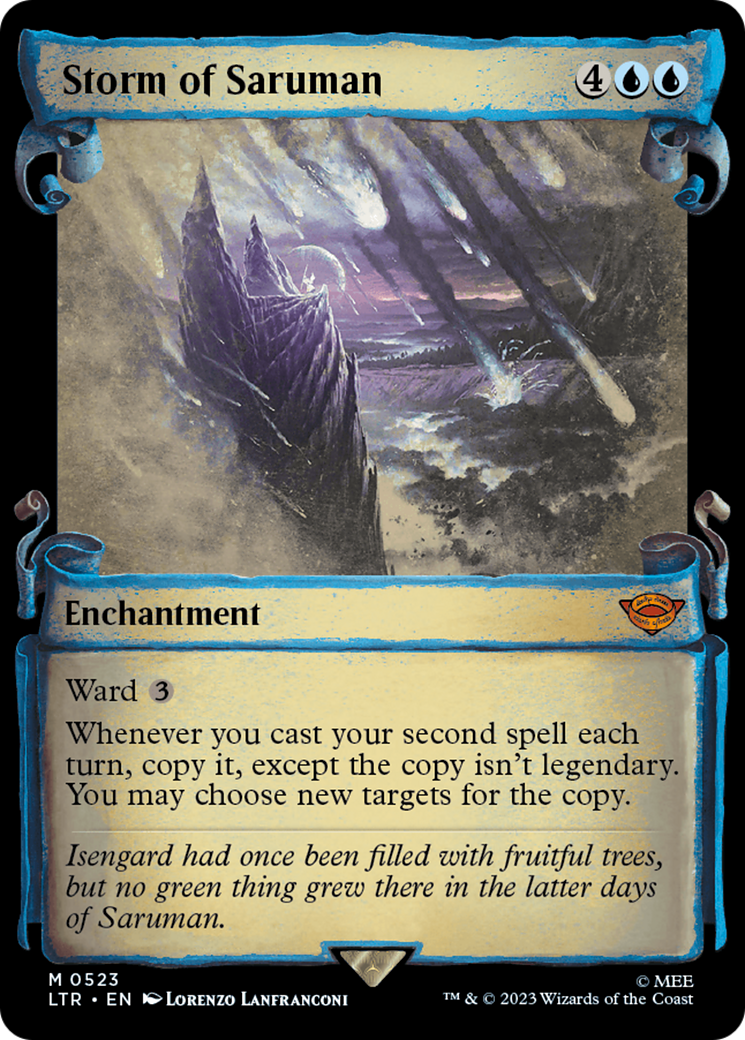 Storm of Saruman (LTR-523) (Showcase) (Scroll) (Foil)