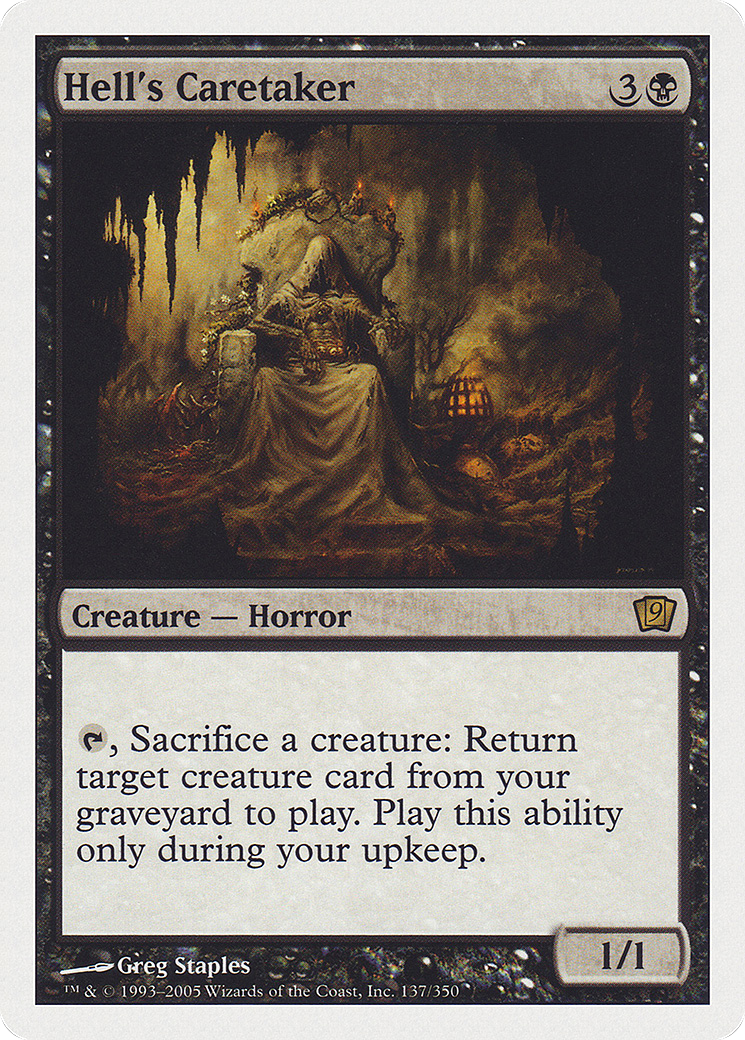 Hell's Caretaker (9ED-137★) (Foil)