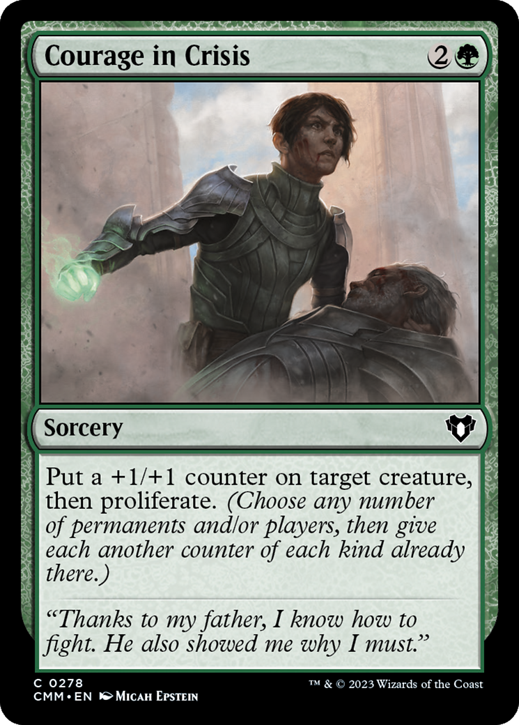 Courage in Crisis (CMM-278) (Foil)
