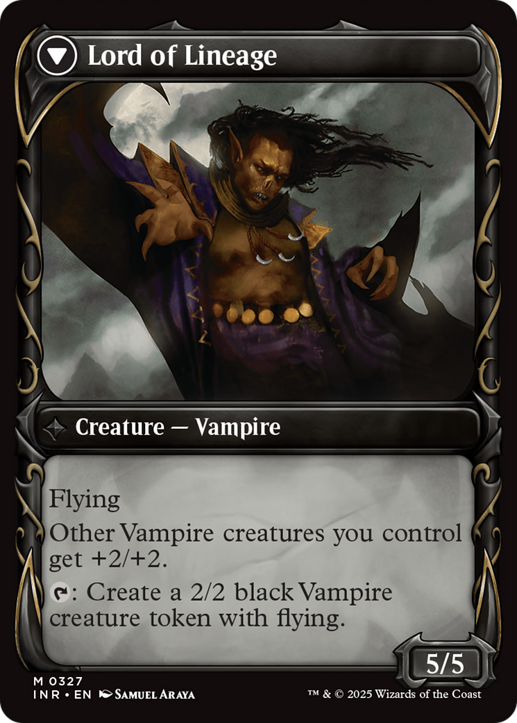 Bloodline Keeper // Lord of Lineage (INR-327) (Showcase) (Foil)