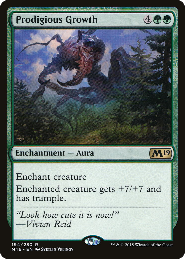 Prodigious Growth (M19-194)