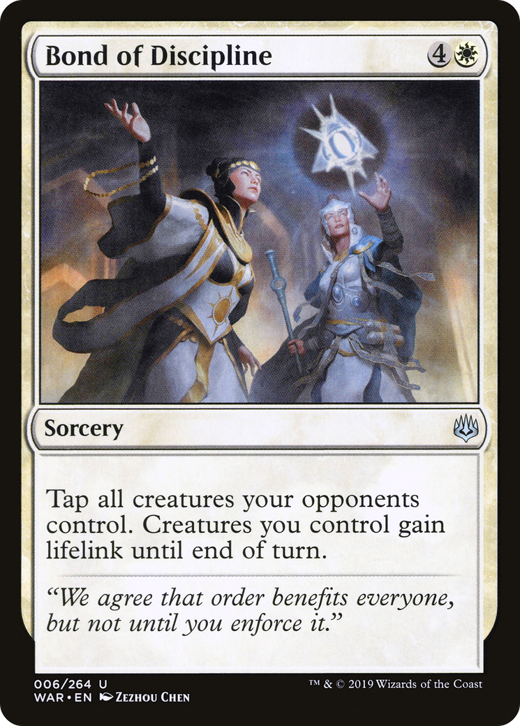 Bond of Discipline (WAR-006)