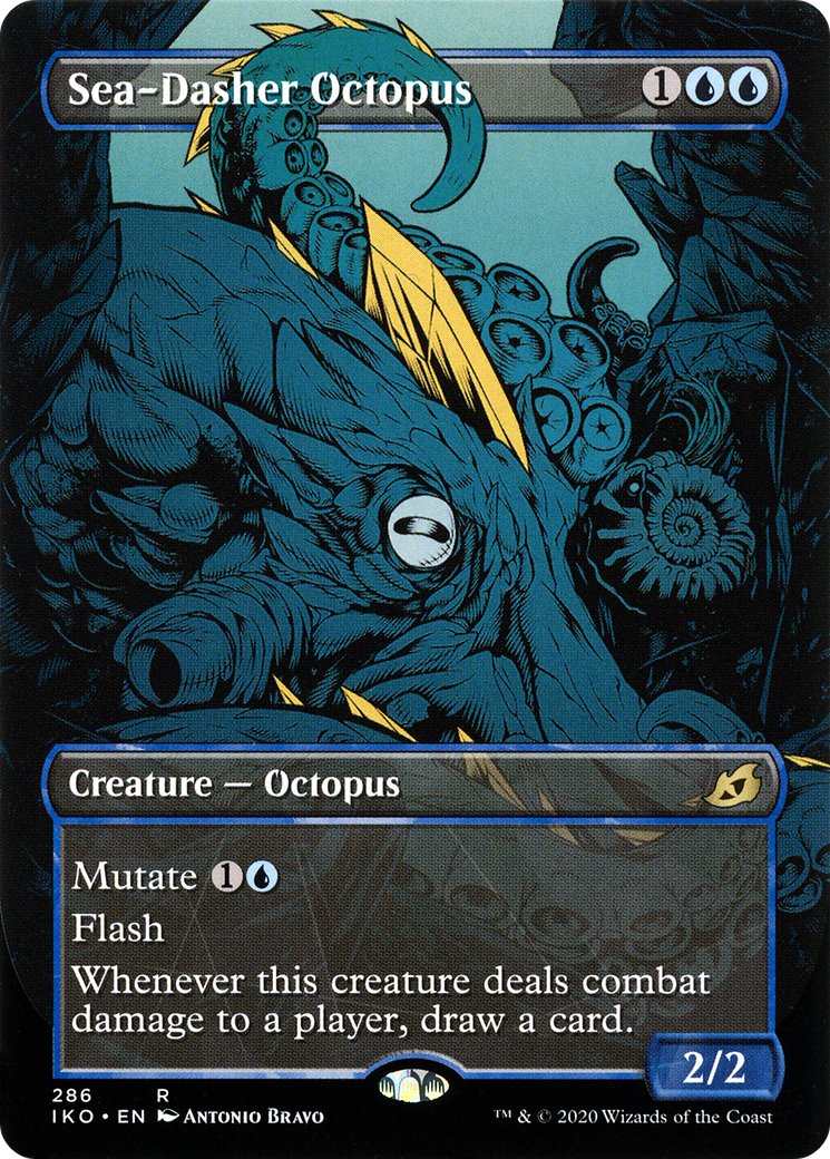 Sea-Dasher Octopus (IKO-286) (Showcase) (Borderless)