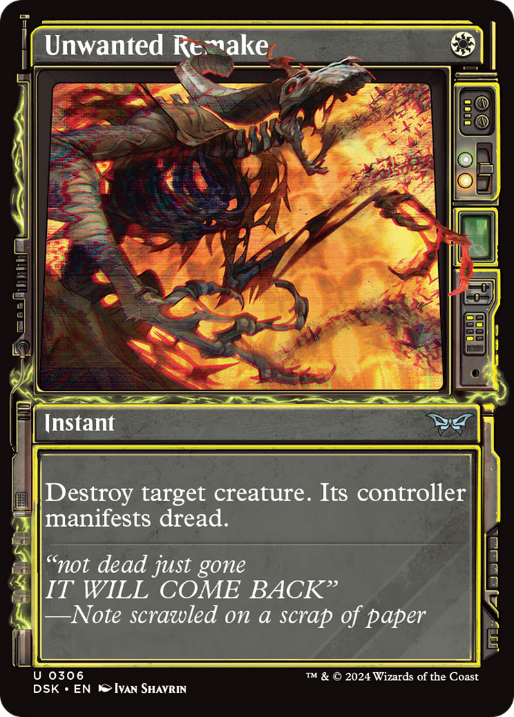 Unwanted Remake (DSK-306) (Showcase) (Foil)