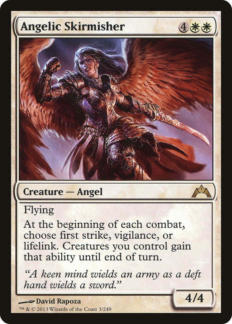 Angelic Skirmisher (GTC-003) (Foil)