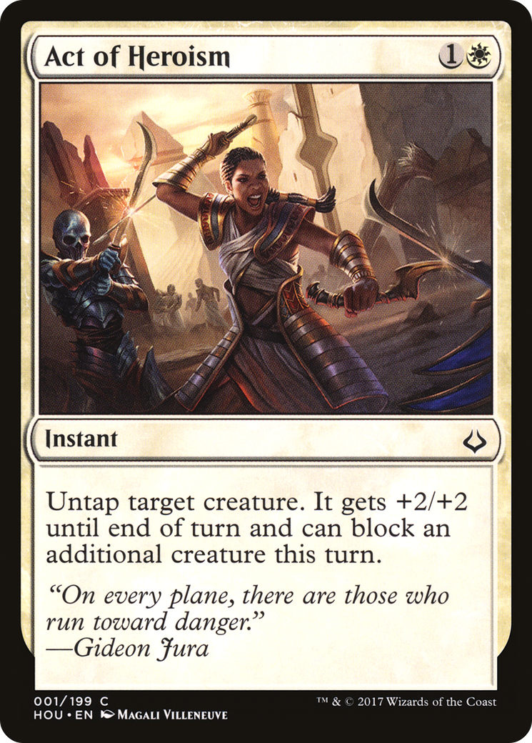 Act of Heroism (HOU-001) (Foil)