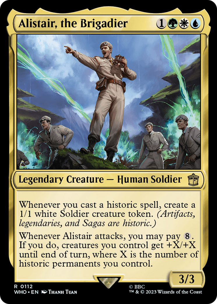 Alistair, the Brigadier (WHO-112) (Foil)