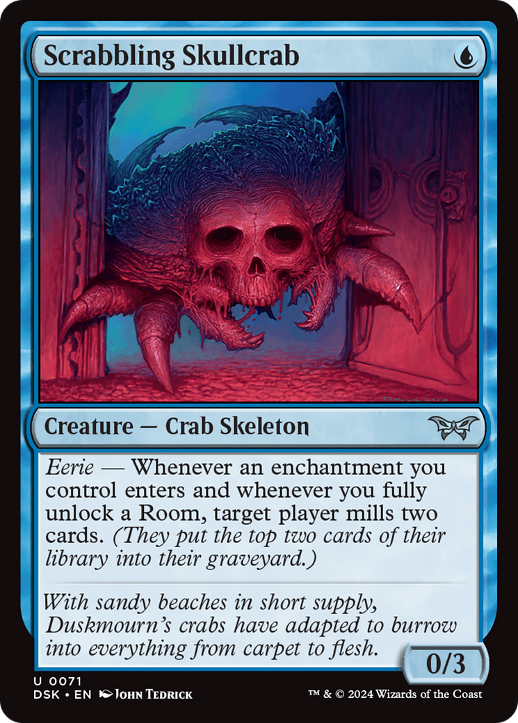 Scrabbling Skullcrab (DSK-071) (Foil)