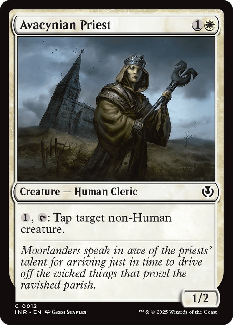 Avacynian Priest (INR-012) (Foil)
