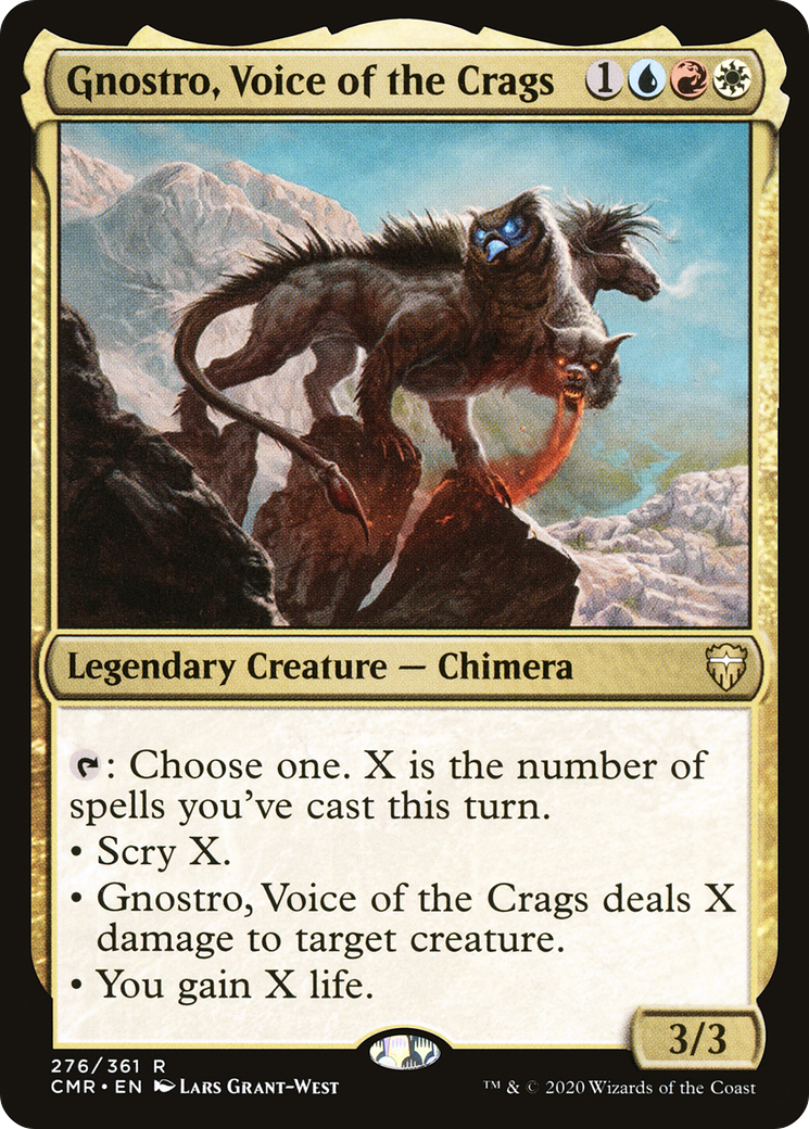 Gnostro, Voice of the Crags (CMR-276) (Foil)
