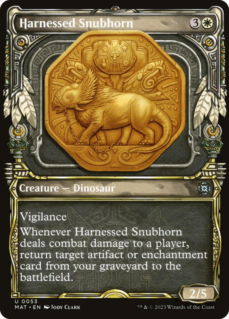 Harnessed Snubhorn (MAT-053) (Showcase)