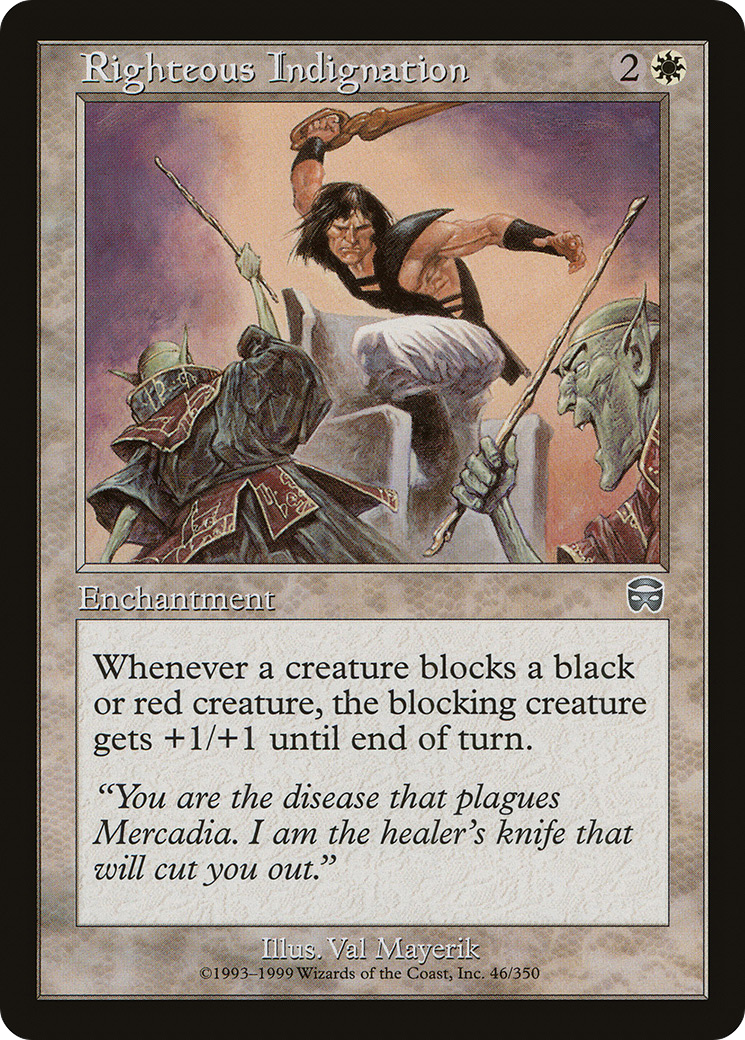 Righteous Indignation (MMQ-046) (Foil)