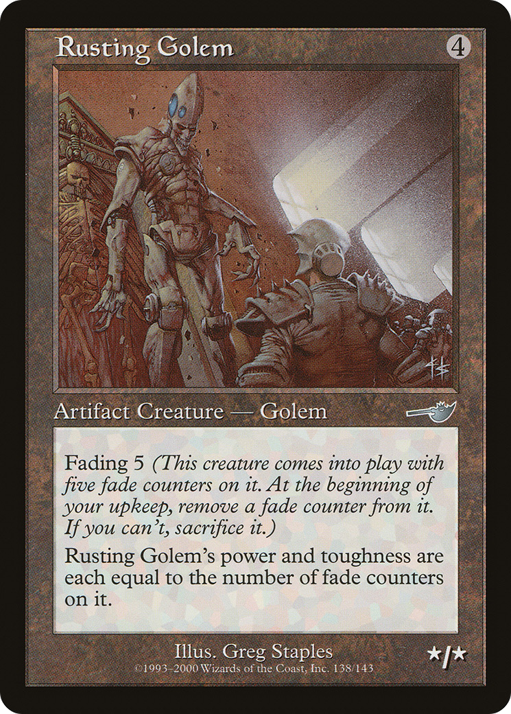 Rusting Golem (NMS-138) (Foil)