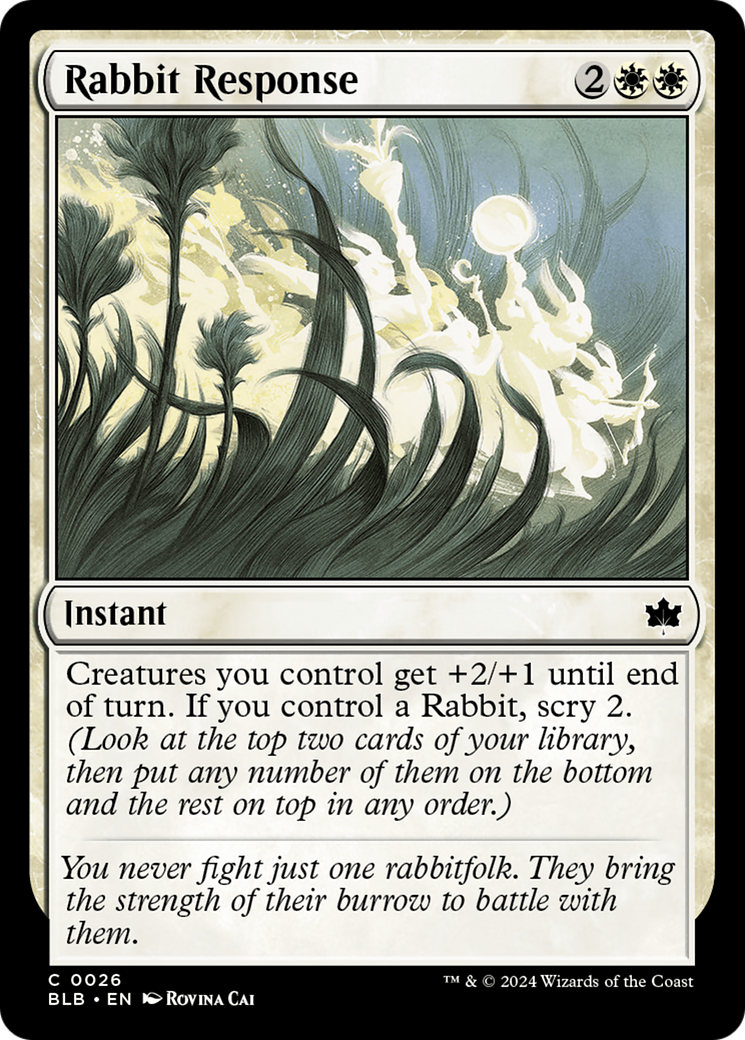 Rabbit Response (BLB-026)