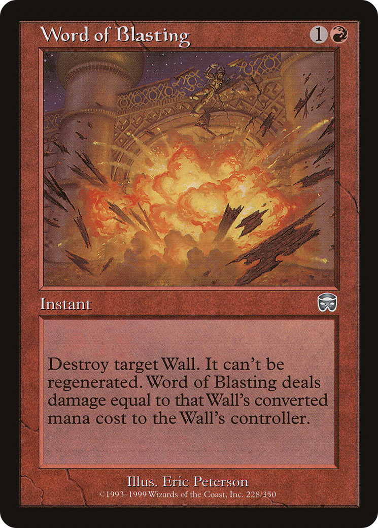 Word of Blasting (MMQ-228) (Foil)