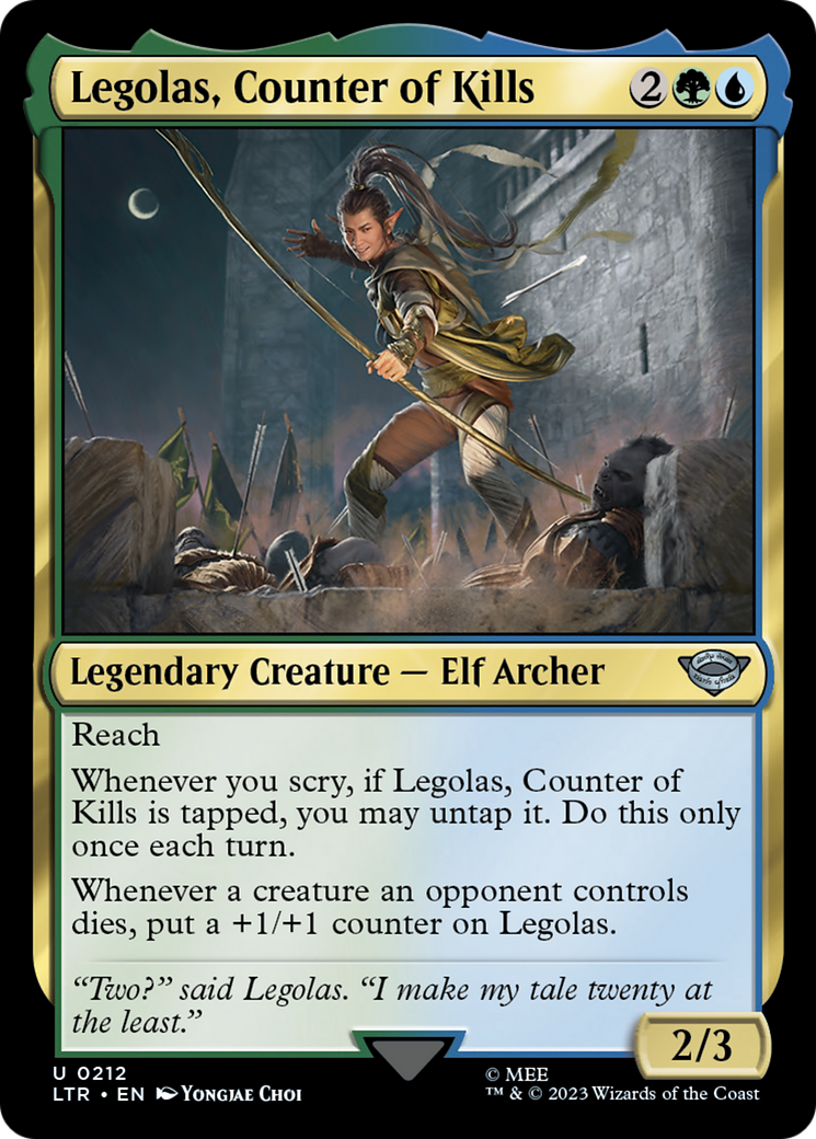 Legolas, Counter of Kills (LTR-212) (Foil)