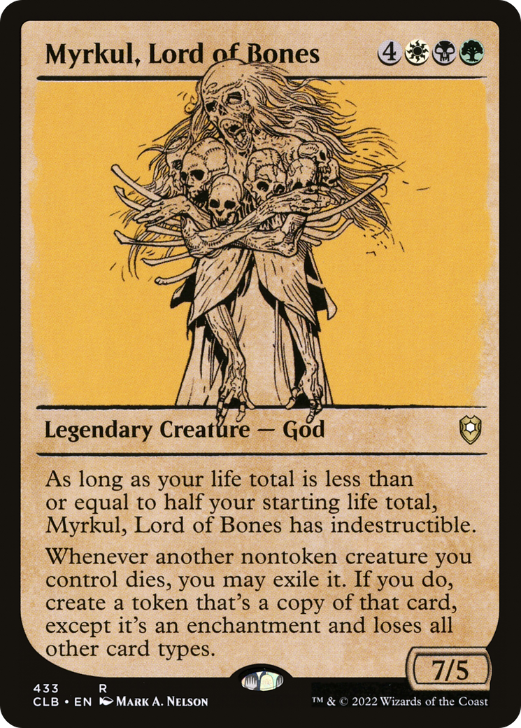 Myrkul, Lord of Bones (CLB-433) (Showcase) (Foil)