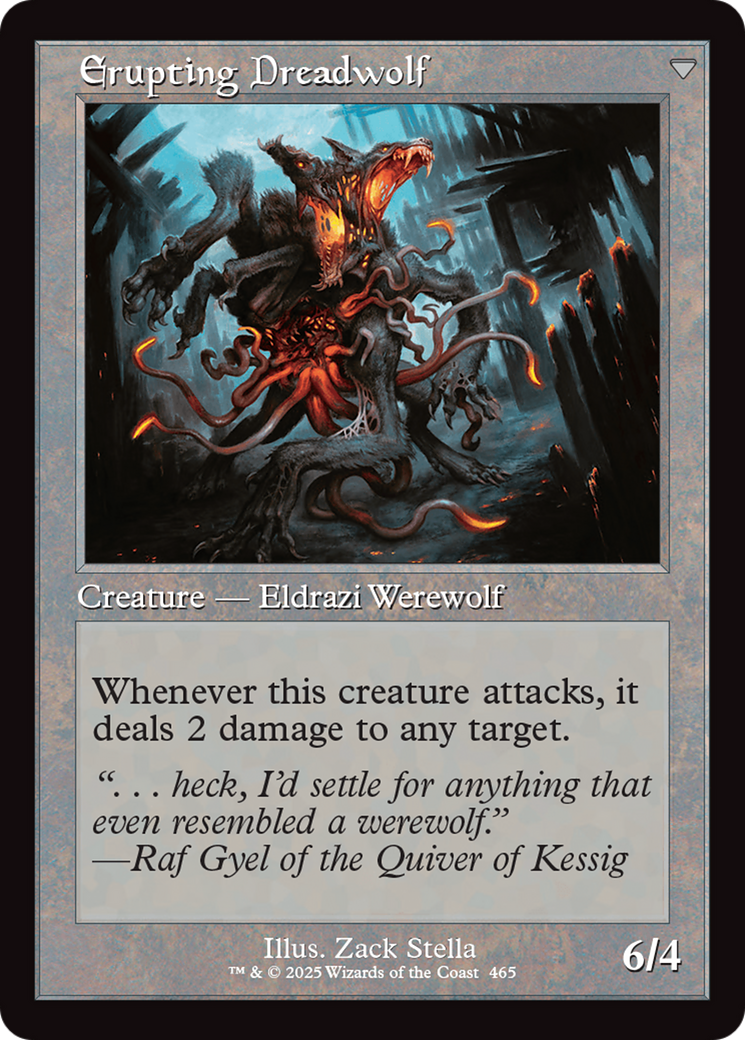 Smoldering Werewolf // Erupting Dreadwolf (INR-465) (Foil)
