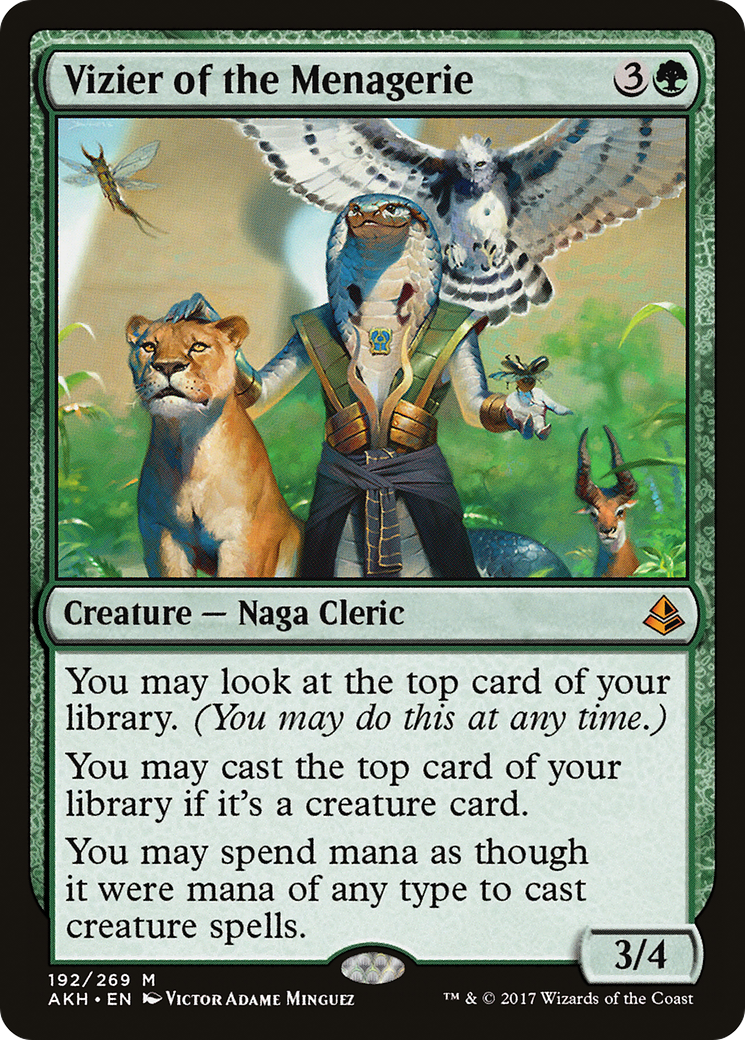 Vizier of the Menagerie (AKH-192) (Foil)