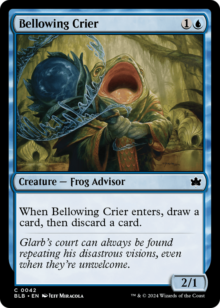 Bellowing Crier (BLB-042) (Foil)