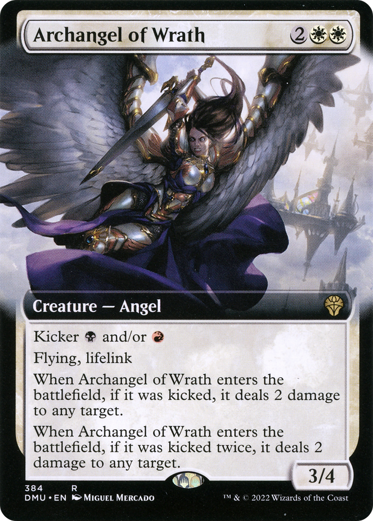 Archangel of Wrath (DMU-384) (Extended Art) (Foil)