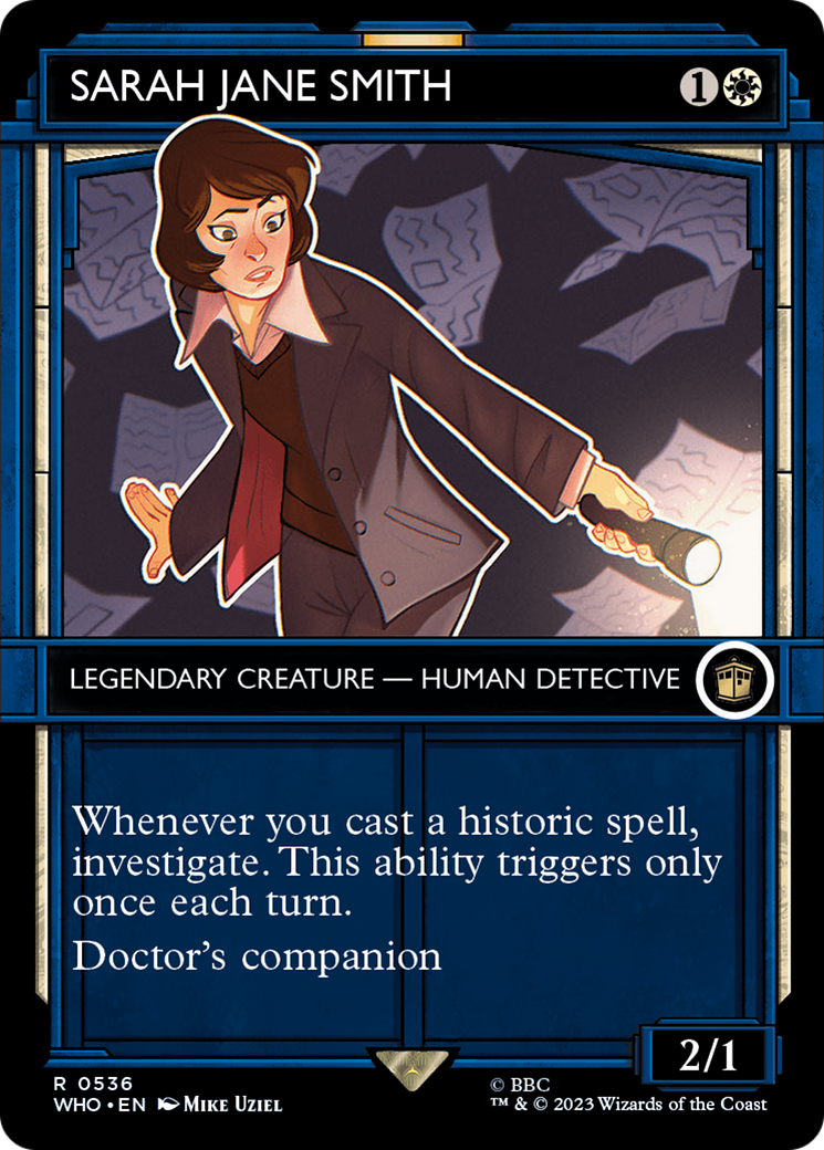 Sarah Jane Smith (WHO-536) (Showcase) (Borderless) (Foil)