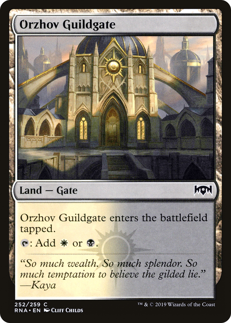 Orzhov Guildgate (RNA-252) (Foil)