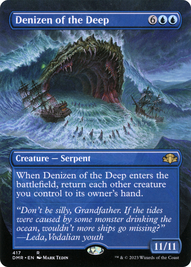 Denizen of the Deep (DMR-417) (Borderless) (Foil)