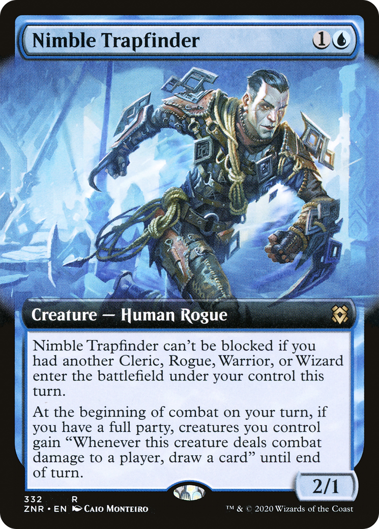 Nimble Trapfinder (ZNR-332) (Extended Art) (Foil)