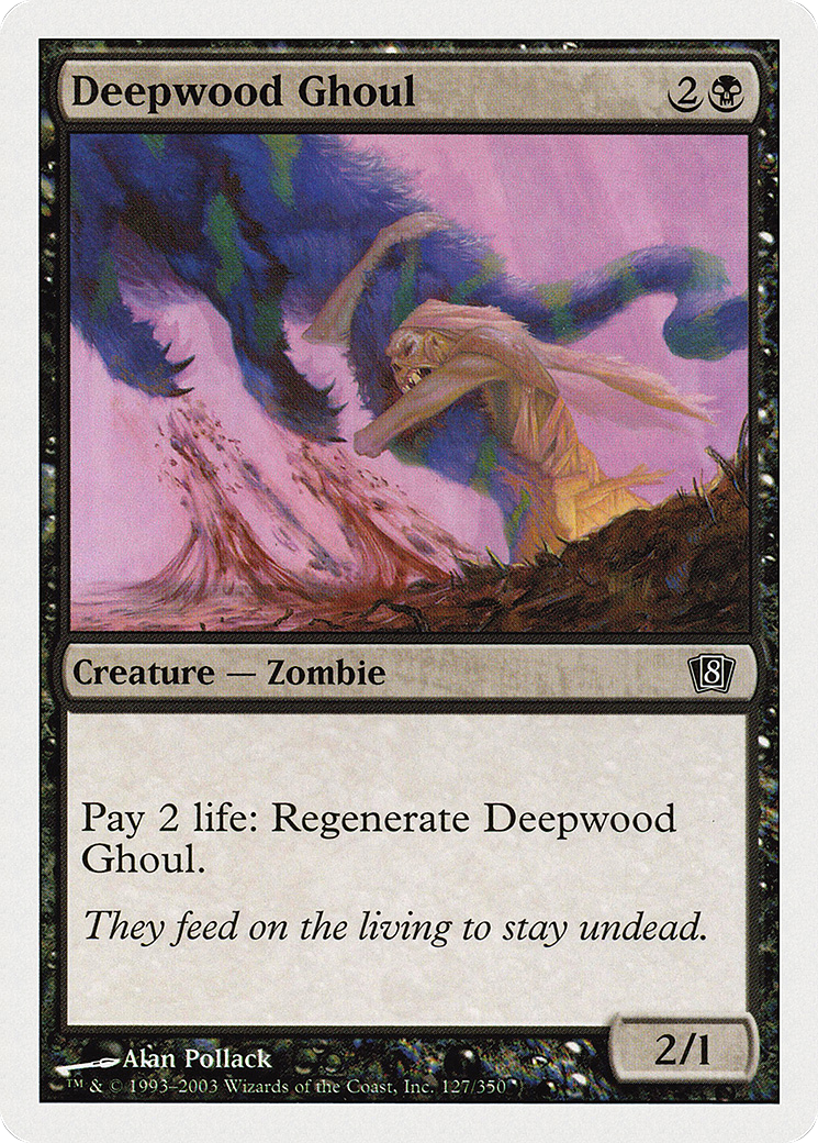 Deepwood Ghoul (8ED-127★) (Foil)