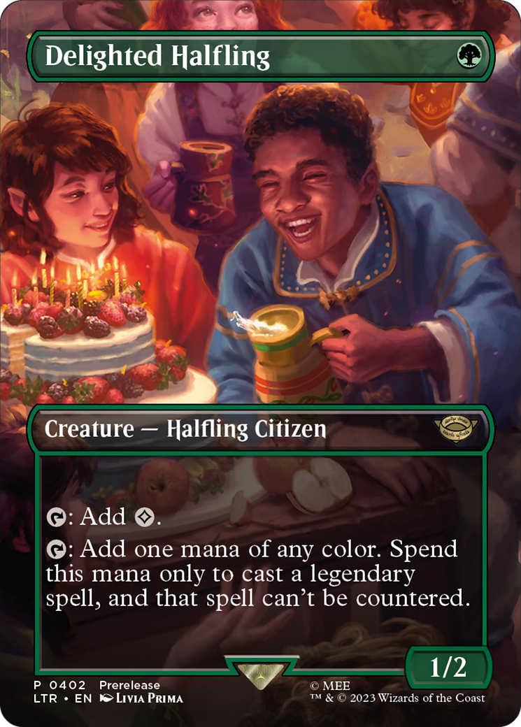 Delighted Halfling (LTR-402) (Borderless)