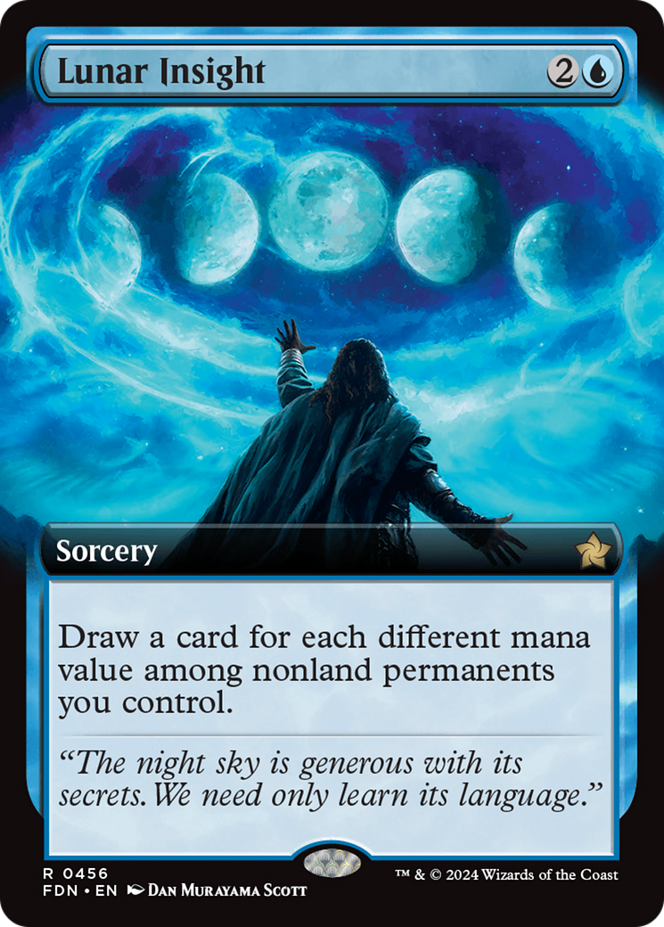 Lunar Insight (FDN-456) (Extended Art) (Foil)
