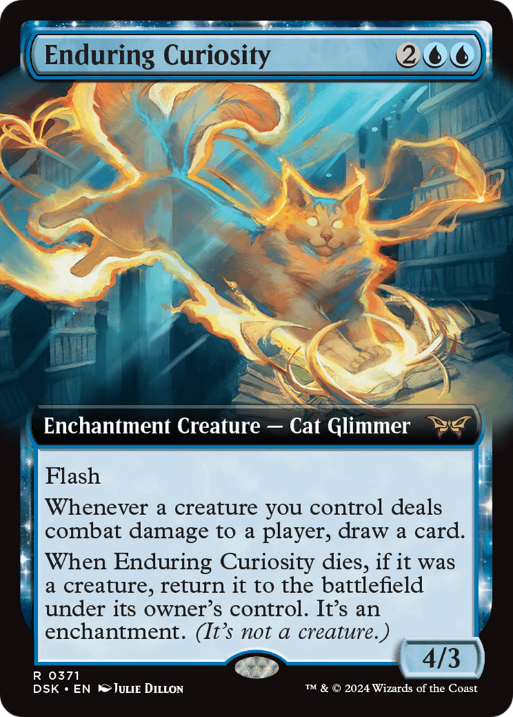 Enduring Curiosity (DSK-371) (Extended Art) (Foil)