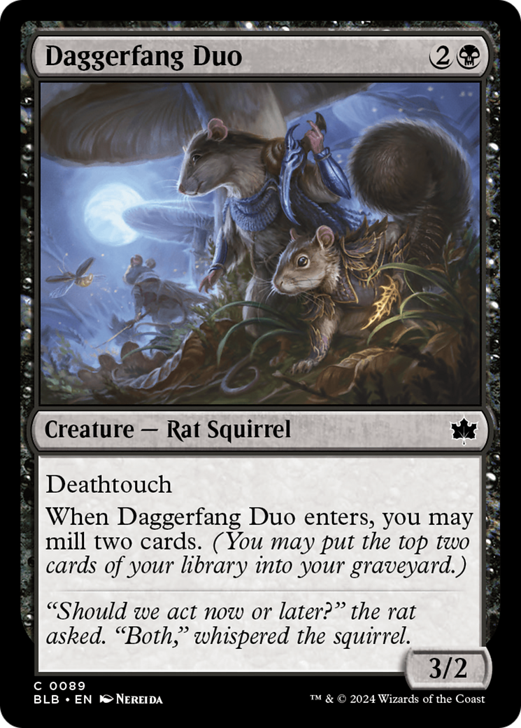 Daggerfang Duo (BLB-089) (Foil)