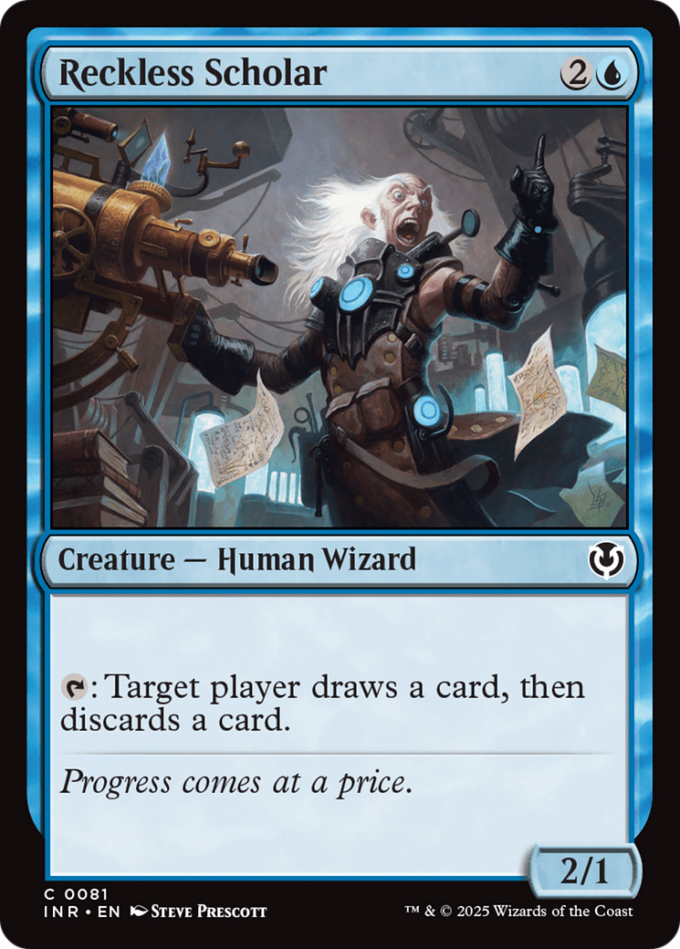 Reckless Scholar (INR-081) (Foil)
