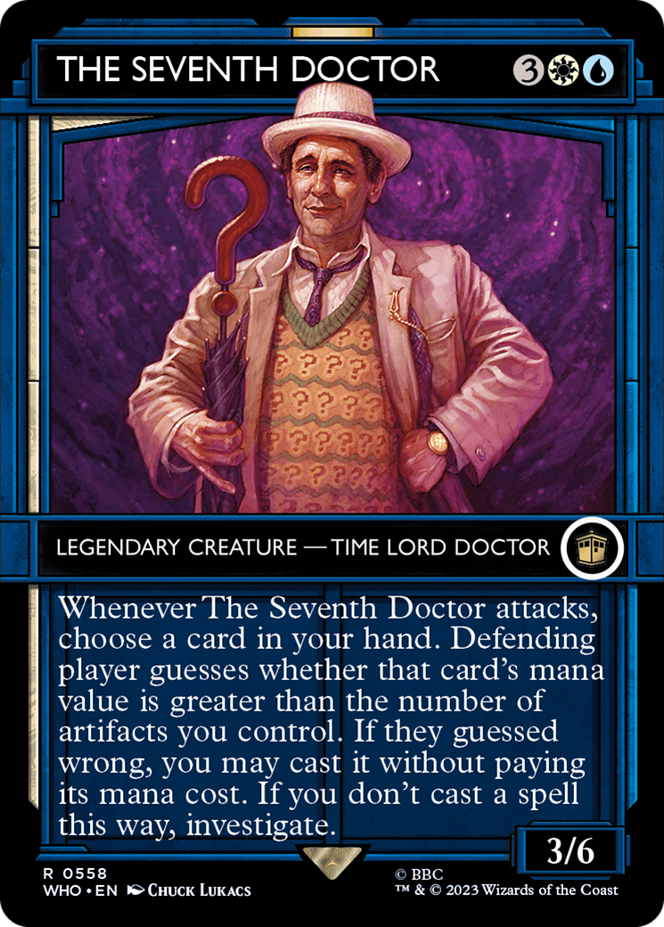 The Seventh Doctor (WHO-558) (Showcase) (Borderless) (Foil)