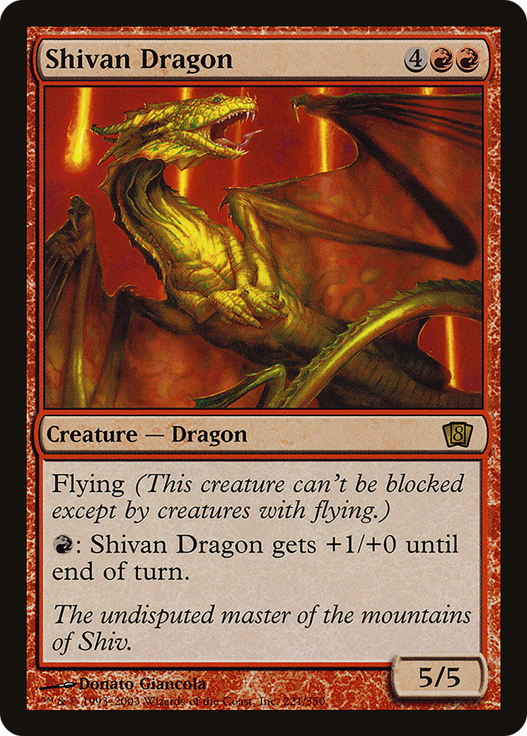 Shivan Dragon (8ED-221)