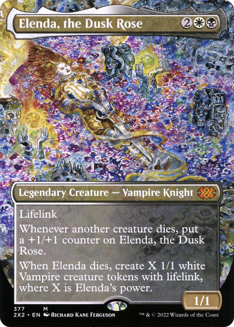 Elenda, the Dusk Rose (2X2-377) (Borderless) (Foil)