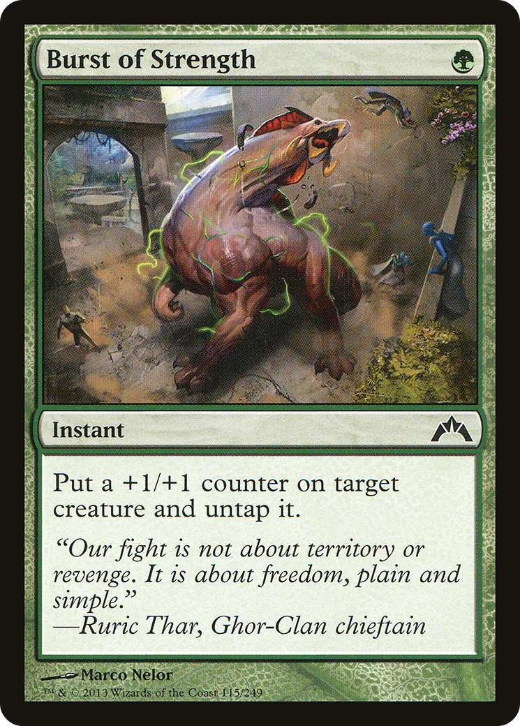 Burst of Strength (GTC-115) (Foil)