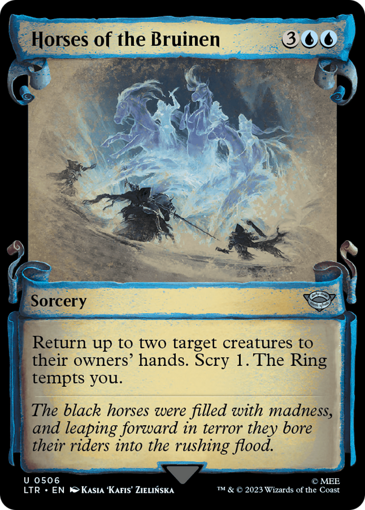 Horses of the Bruinen (LTR-506) (Showcase) (Scroll) (Foil)