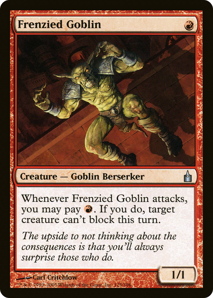 Frenzied Goblin (RAV-125) (Foil)