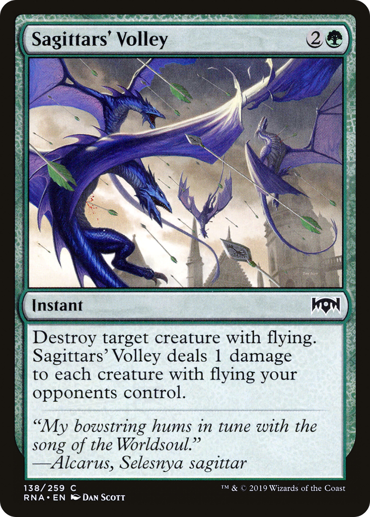 Sagittars' Volley (RNA-138) (Foil)