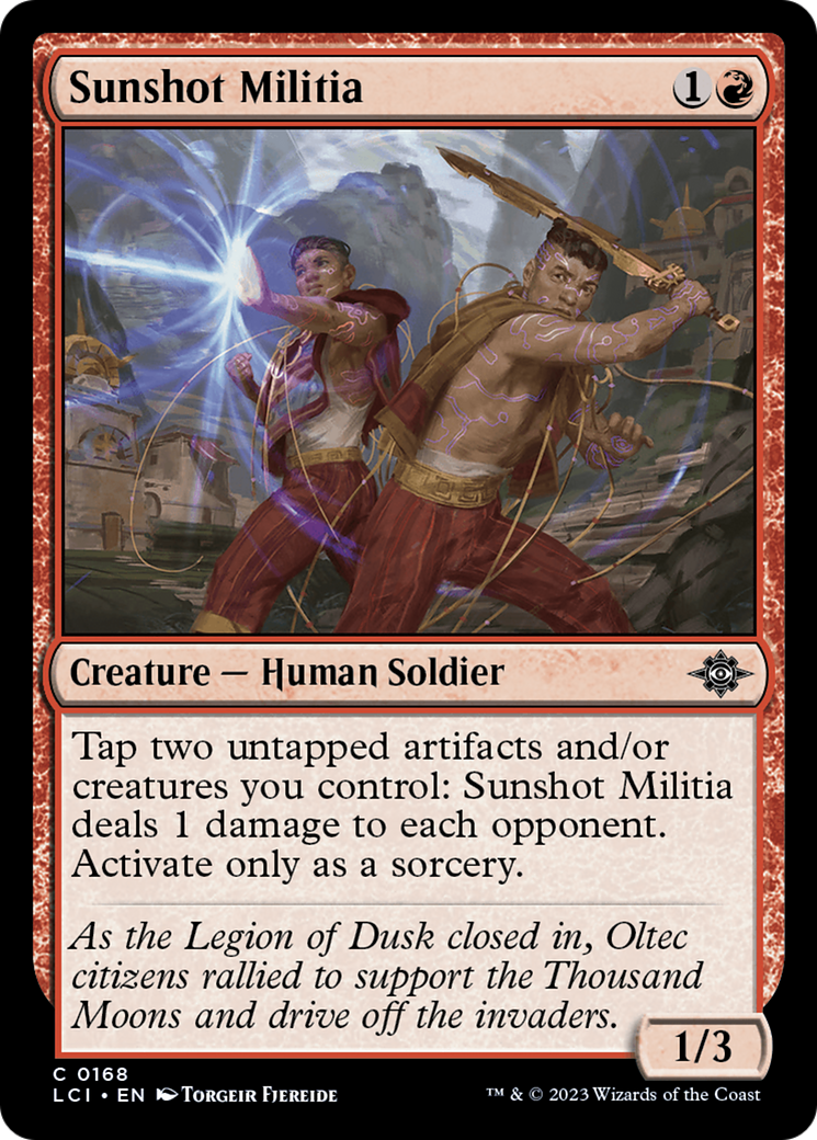 Sunshot Militia (LCI-168) (Foil)