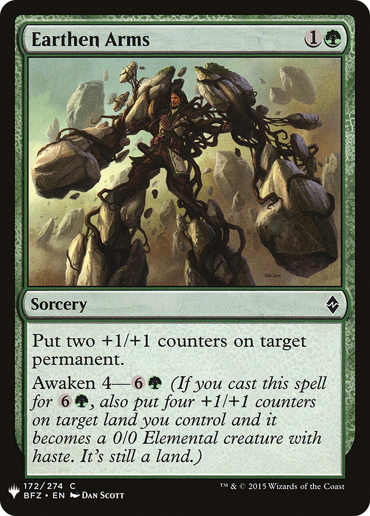 Earthen Arms (LIST-BFZ-172)