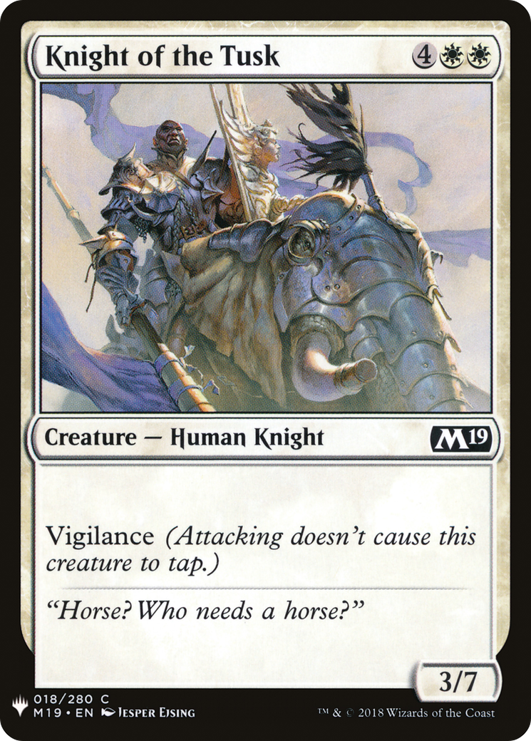 Knight of the Tusk (LIST-M19-18)