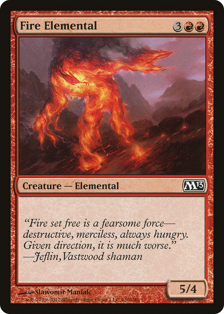 Fire Elemental (M13-130) (Foil)
