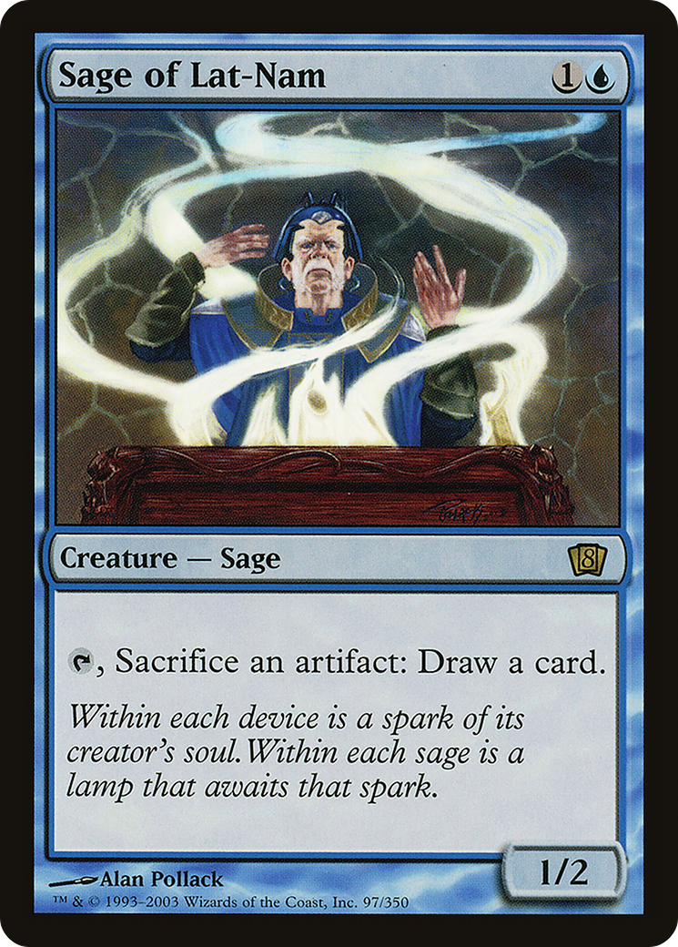 Sage of Lat-Nam (8ED-097★) (Foil)