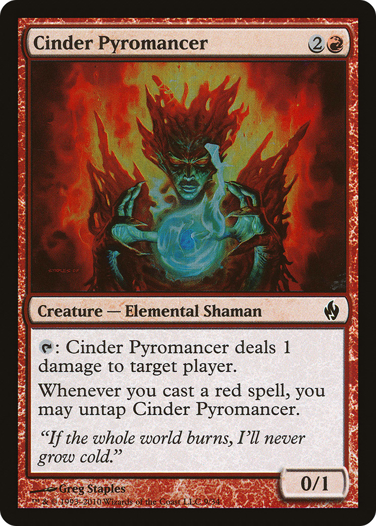 Cinder Pyromancer (PD2-009) (Foil)