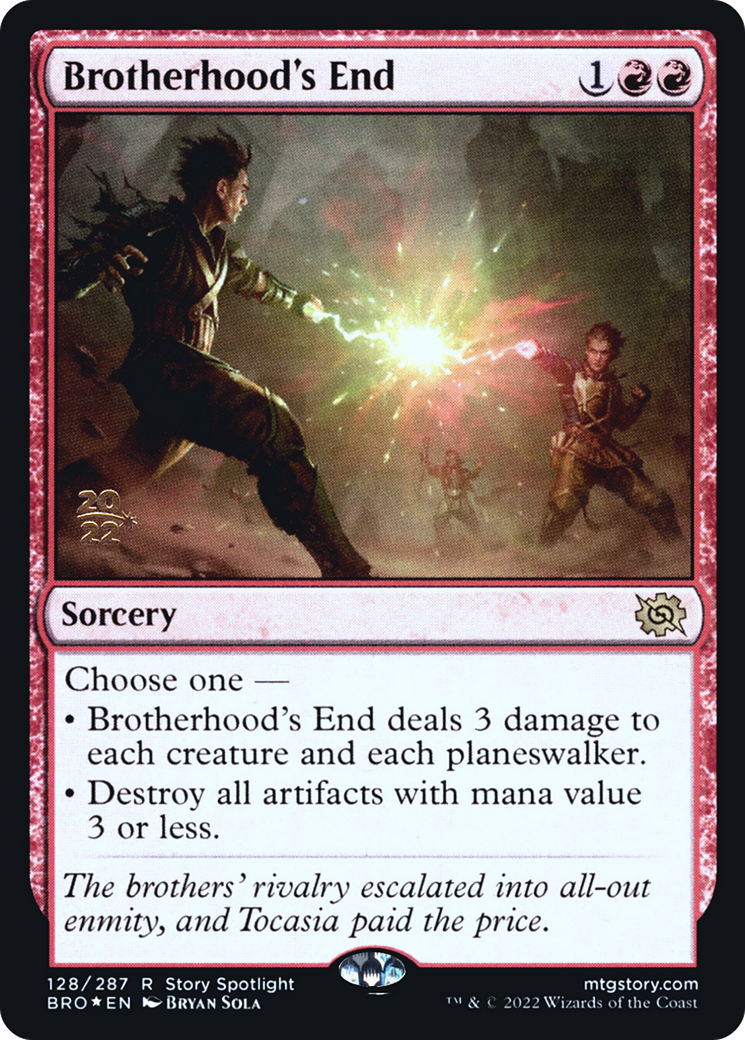 Brotherhood's End (PRE-128S) (Foil)