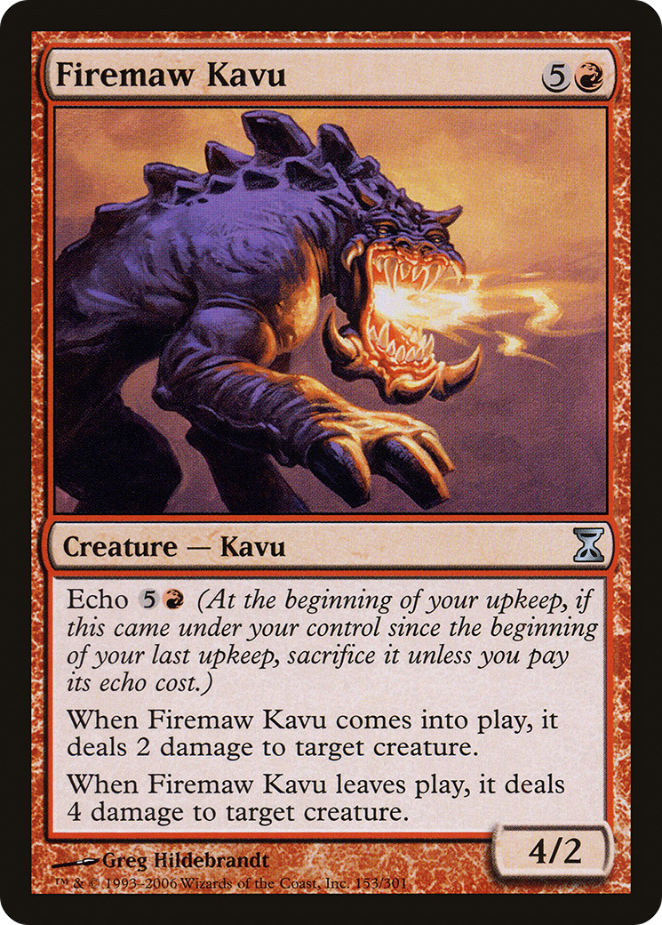 Firemaw Kavu (TSP-153)
